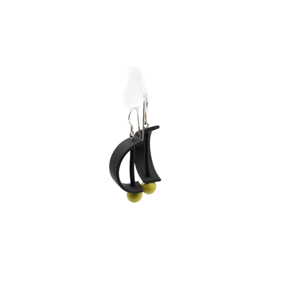 Alpha Drop Earrings, Anise