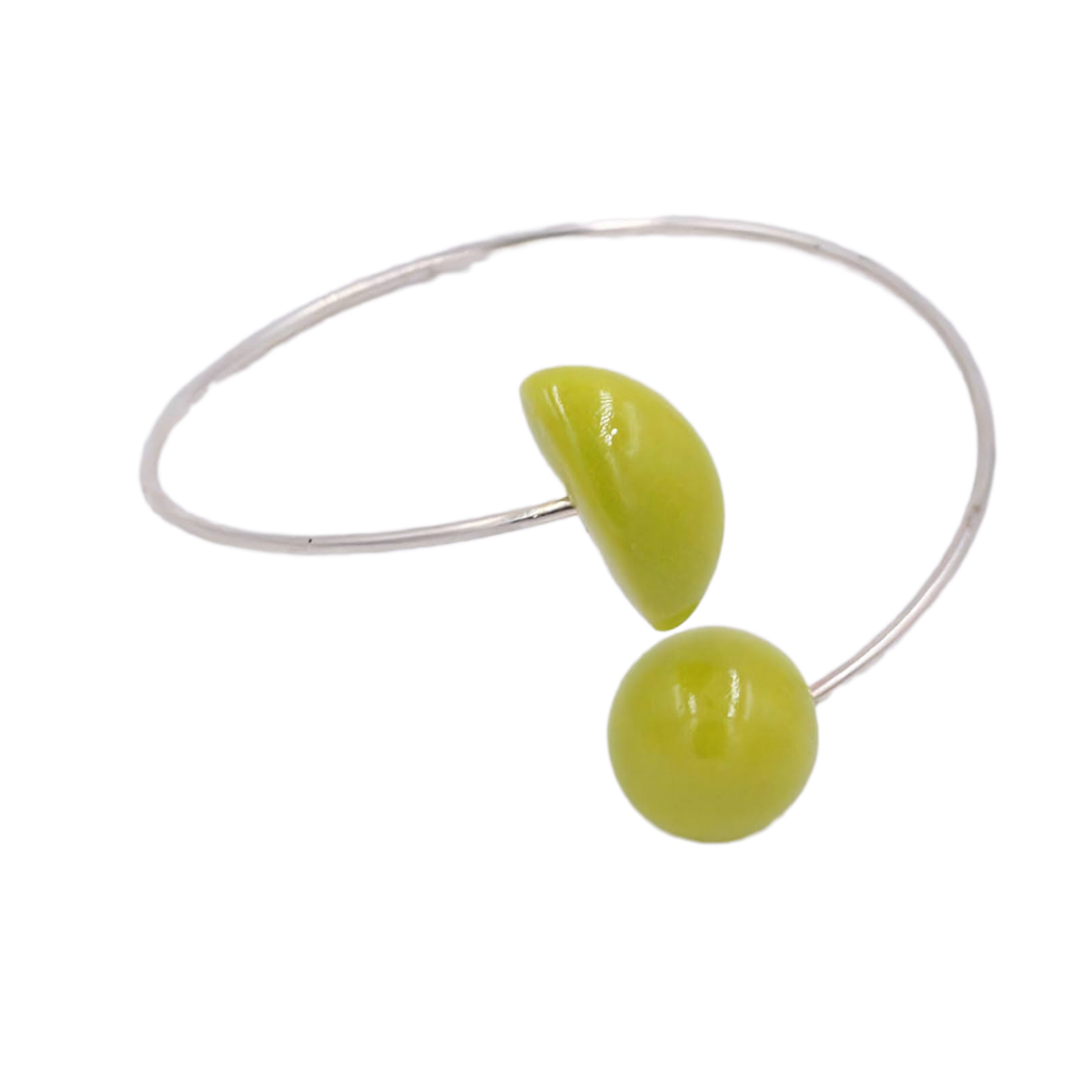 Inca Ceramic Bracelet, Anise