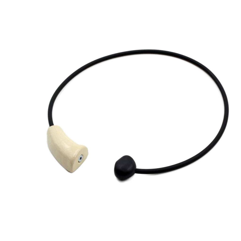 Comete PVC Necklace, Ivory