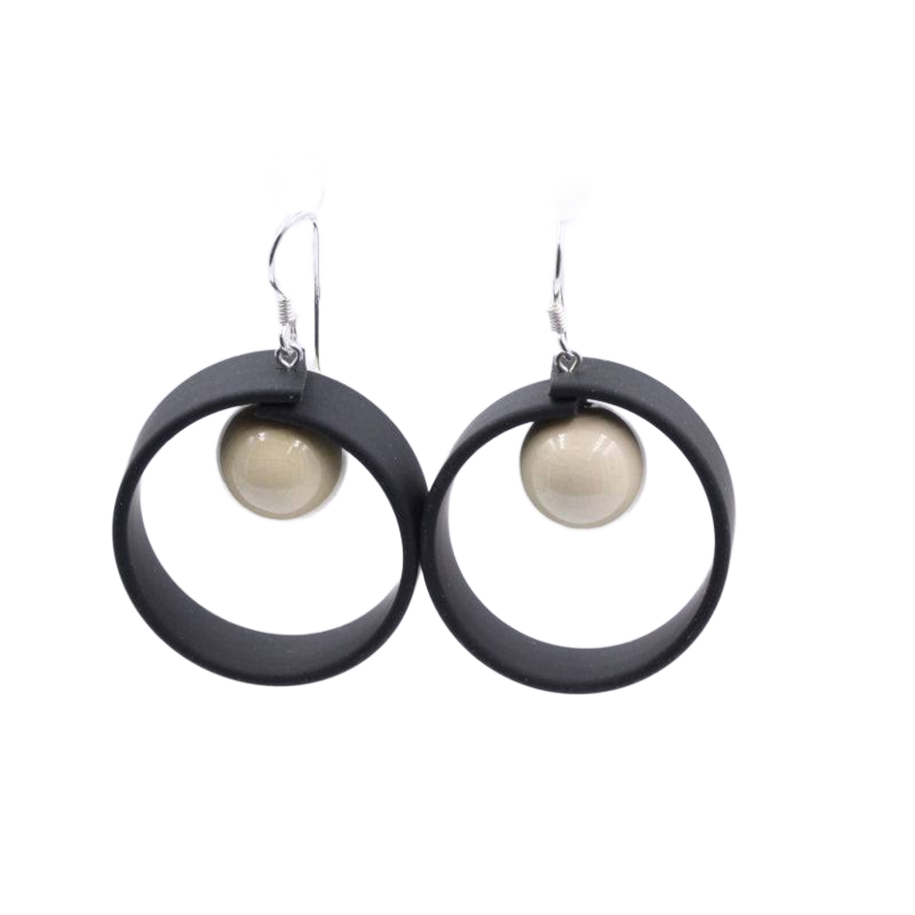 Tempo Drop Earrings, Ivory