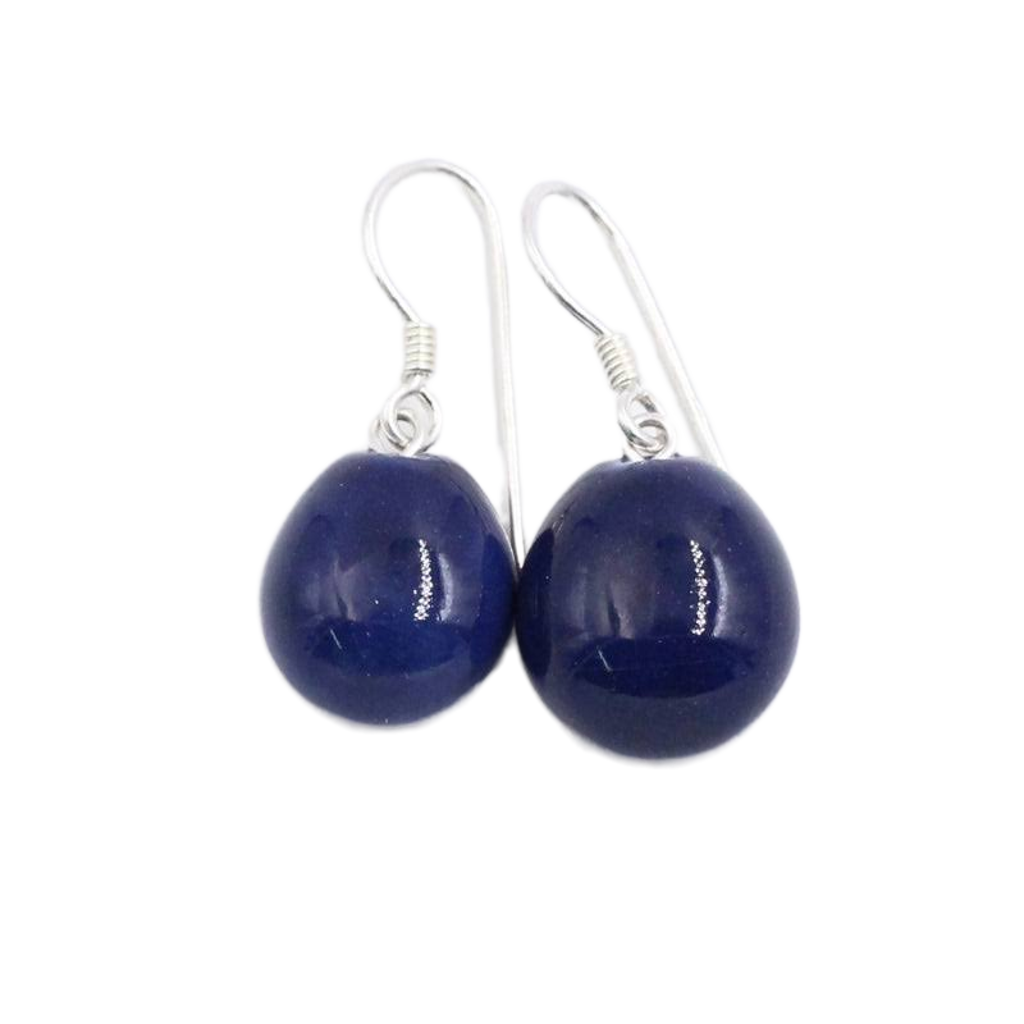 Gouttes d'Eau Urban Drop Earrings, Midnight Blue