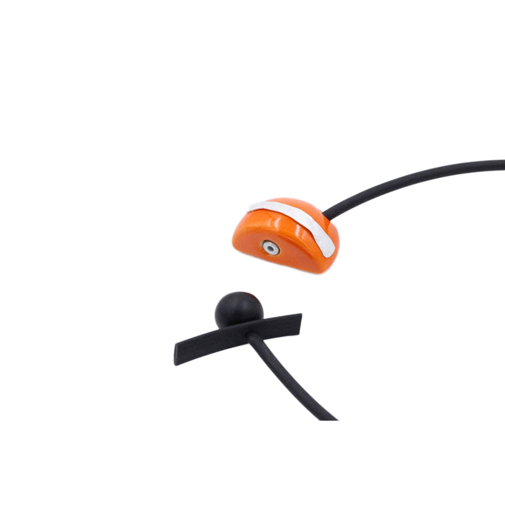 Slash PVC Necklace, Orange