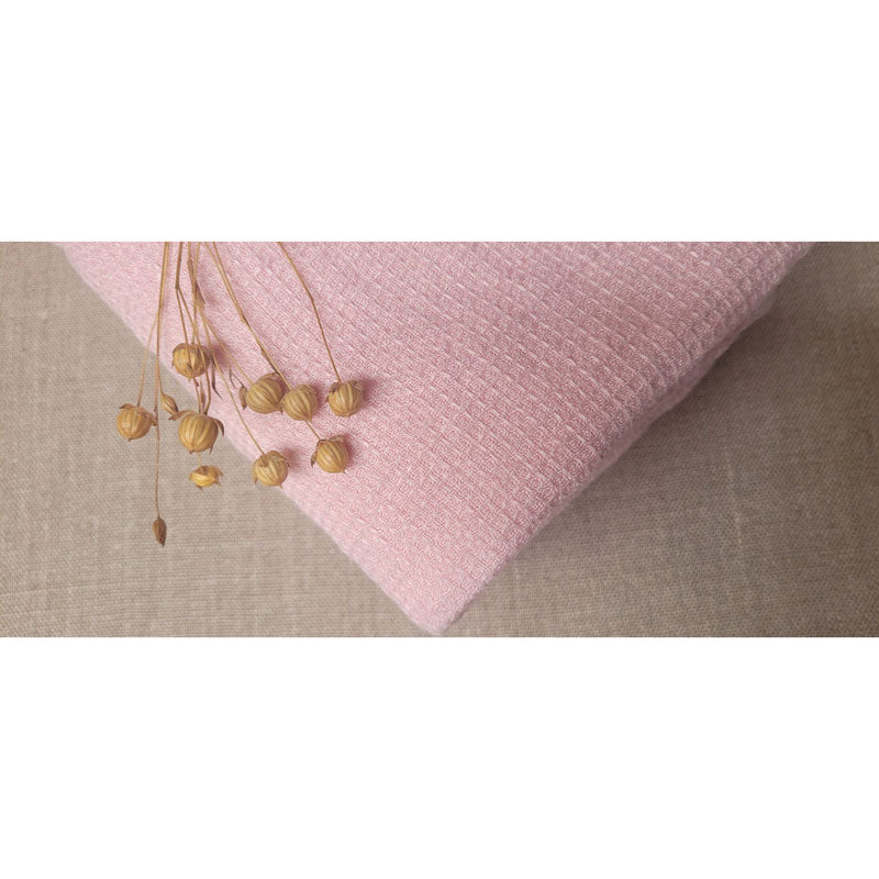 Pure Washed Linen Towels, Rose Petal