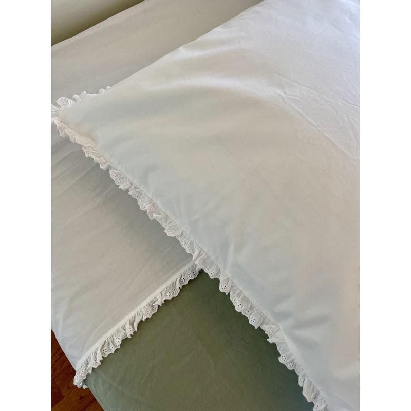 White Washed Cotton Boheme Pillow Case - Zouf.biz