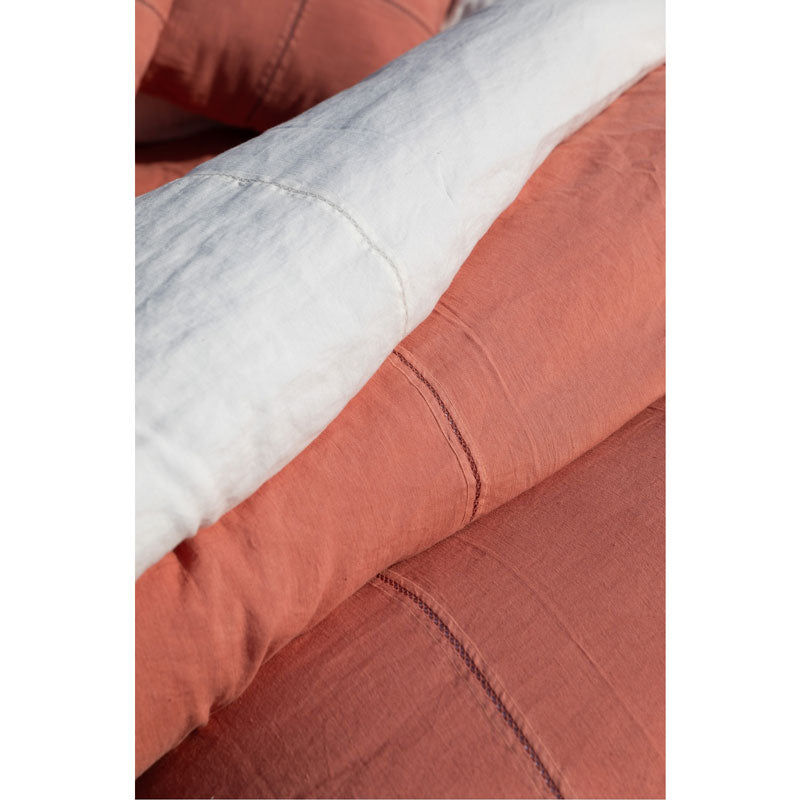 Prestige Linen Duvet Cover, Terracotta