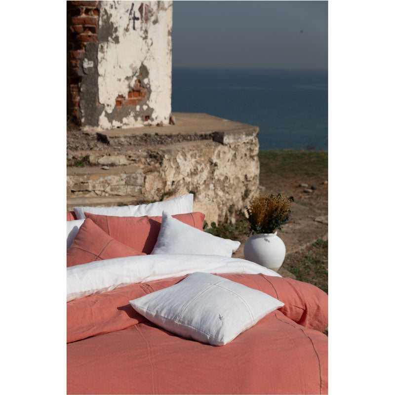Prestige Linen Duvet Cover, Terracotta