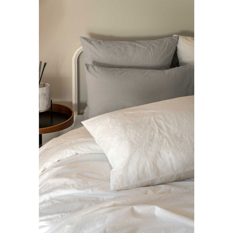 White Washed Cotton Duvet Cover - Zouf.biz