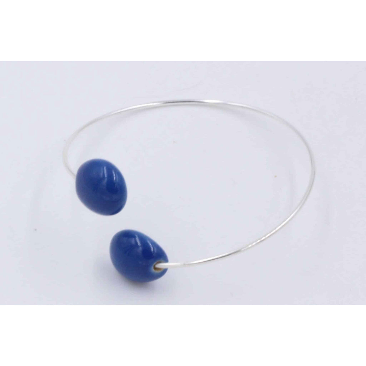 Duo Gouttes d'Eau Ceramic Bracelet, Azur