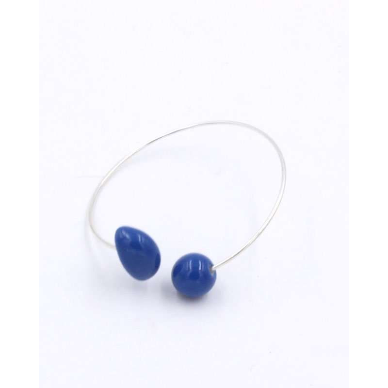 Inca Ceramic Bracelet, Azur