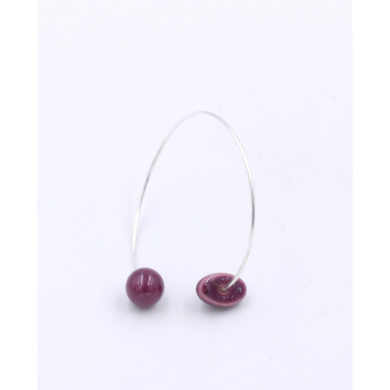 Inca Ceramic Bracelet, Plum