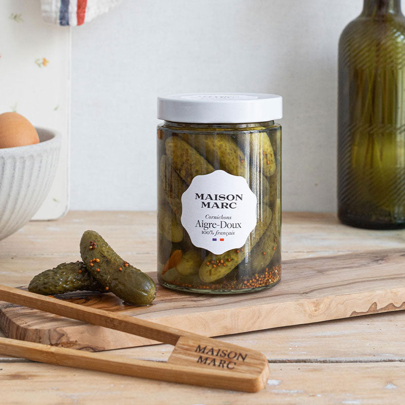 Sweet and Sour Gherkins (Cornichons Aigre Doux) - 210g