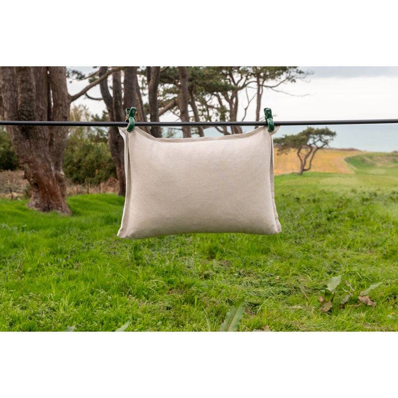 Pure Washed Linen Cushion Cover, Two-Tone Twine