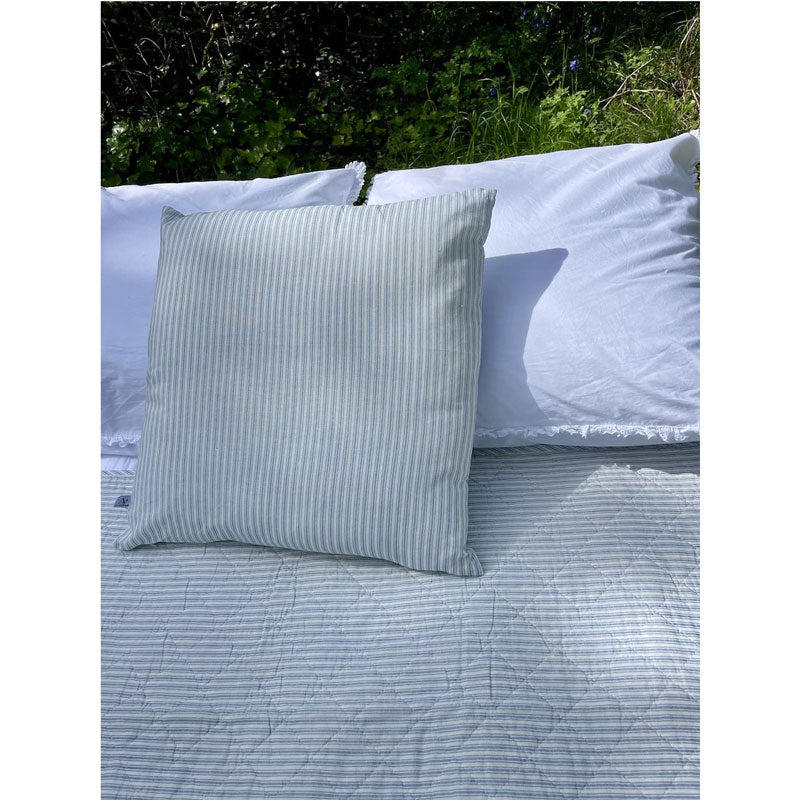 Boheme Stripe Cushion, Blue
