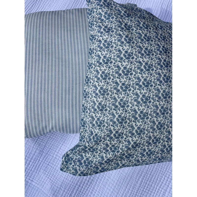 Boheme Stripe Cushion, Blue
