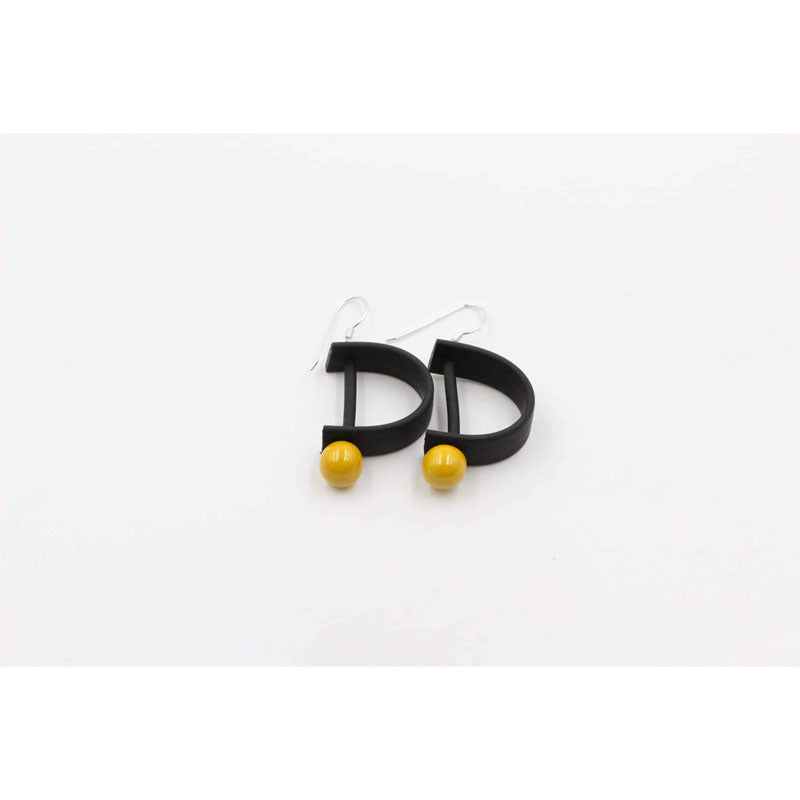 Alpha Drop Earrings, Sun