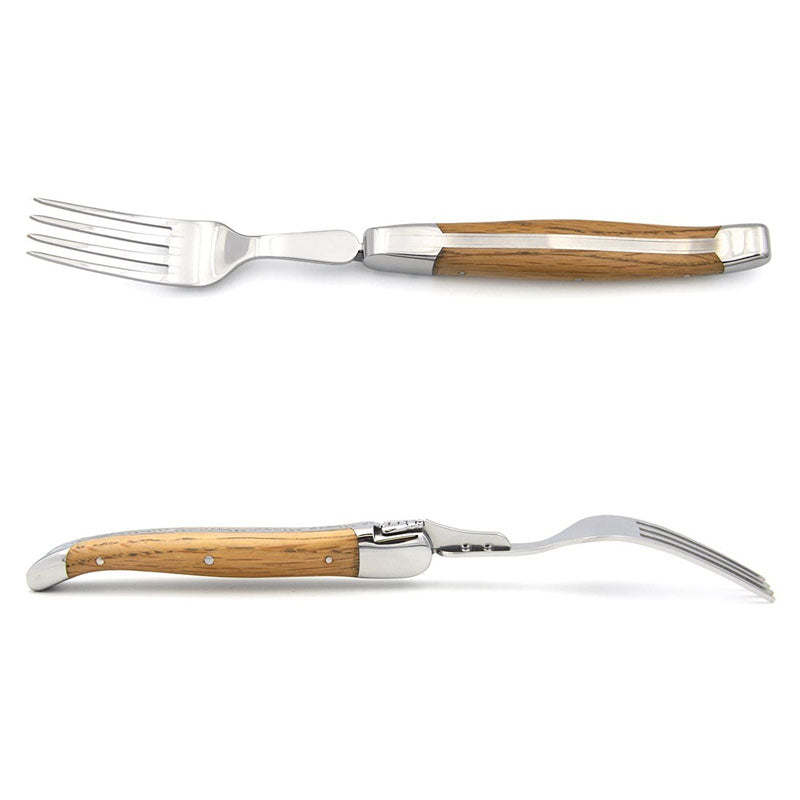Laguiole Forks Barrel Oak, Prestige Collection