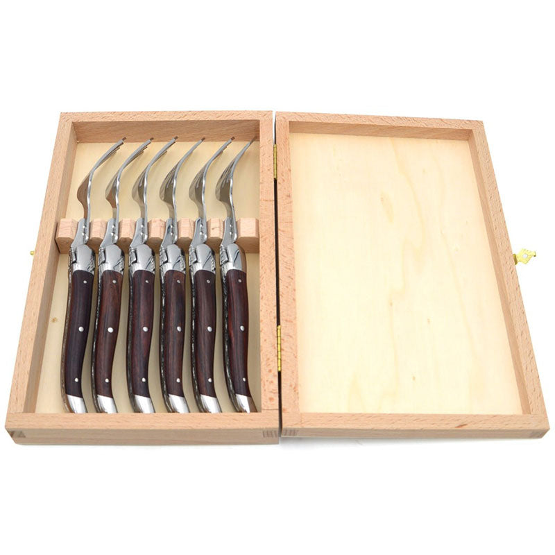 Laguiole Forks Purplewood, Prestige Collection
