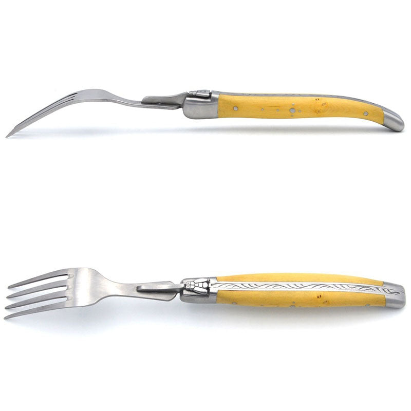 Laguiole Forks Boxwood, Prestige Collection