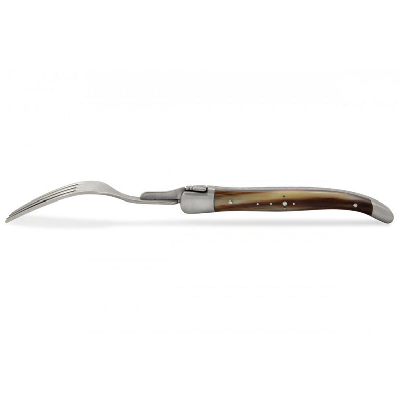 Laguiole Forks Pale Horn Tip, Prestige Collection - Zouf.biz