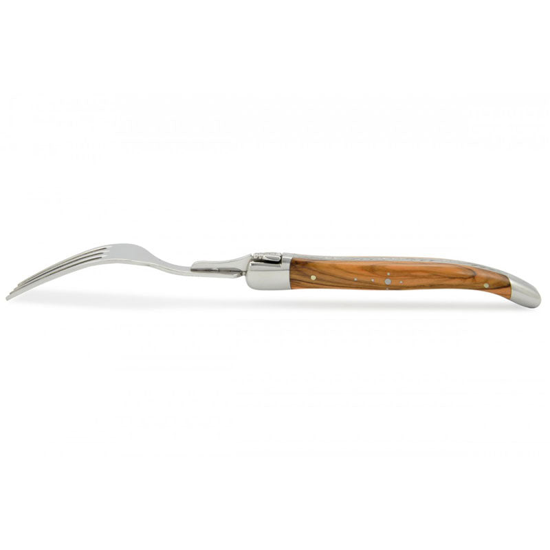 Laguiole Forks Olive Wood, Prestige Collection - Zouf.biz