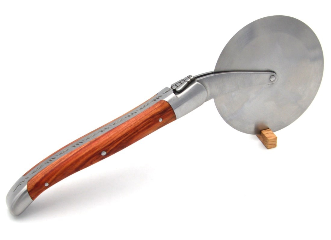Laguiole Pizza Wheel Rosewood Handle, Prestige Collection