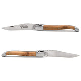 Laguiole Juniper Pocket Knife - 12cm, Prestige Collection - Zouf.biz