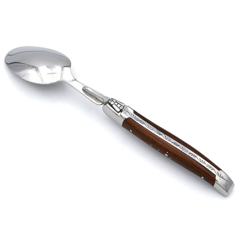 Laguiole Table Spoons Mix Wood, Prestige Collection