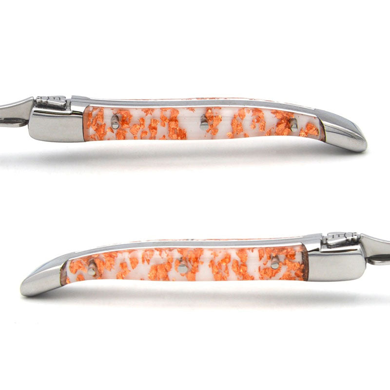 Laguiole Teaspoons, Copper Foil Inclusion