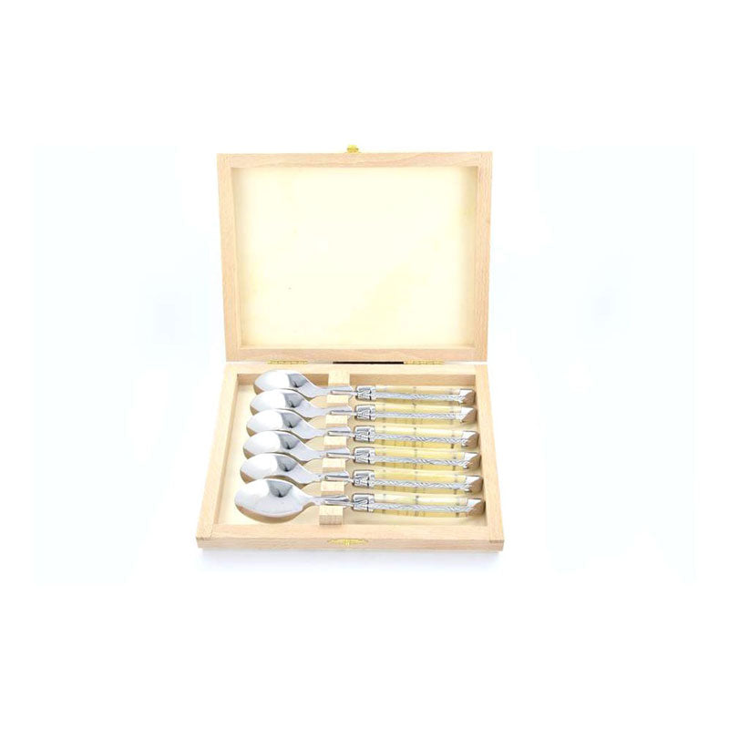 Laguiole Teaspoons, Sand Acrylic