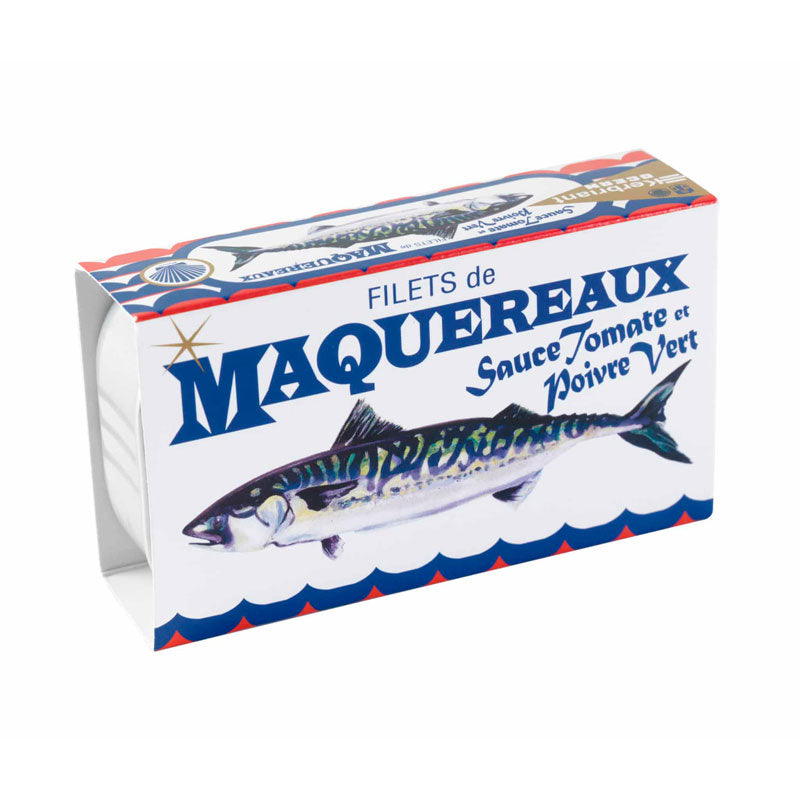 Mackerel Fillets with Tomato and Green Pepper - 115g - Zouf.biz
