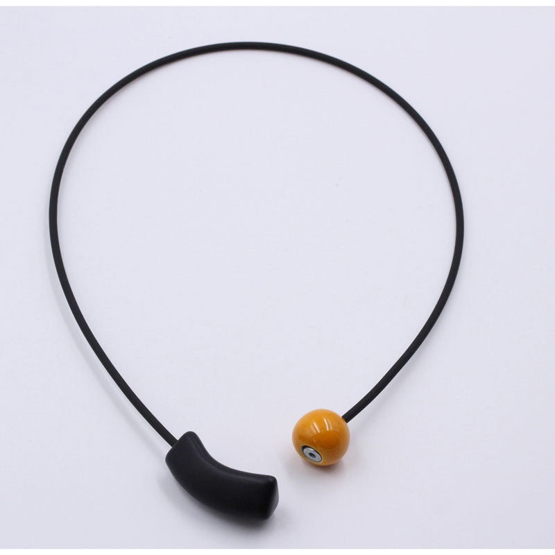 Atome PVC Necklace, Apricot - Zouf.biz