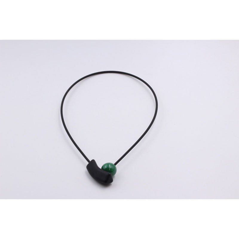 Atome PVC Necklace, Green - Zouf.biz
