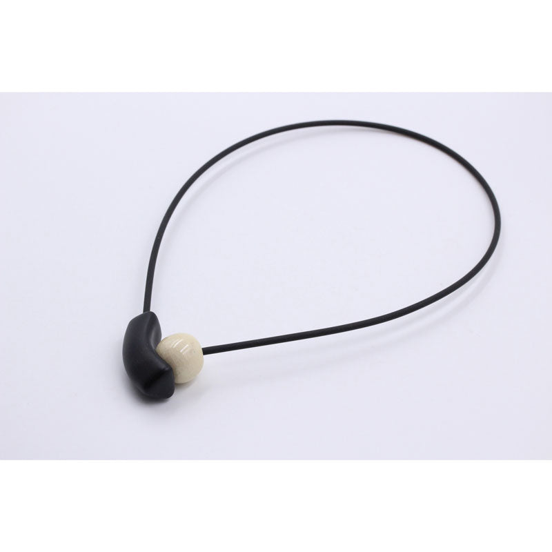Atome PVC Necklace, Ivory - Zouf.biz