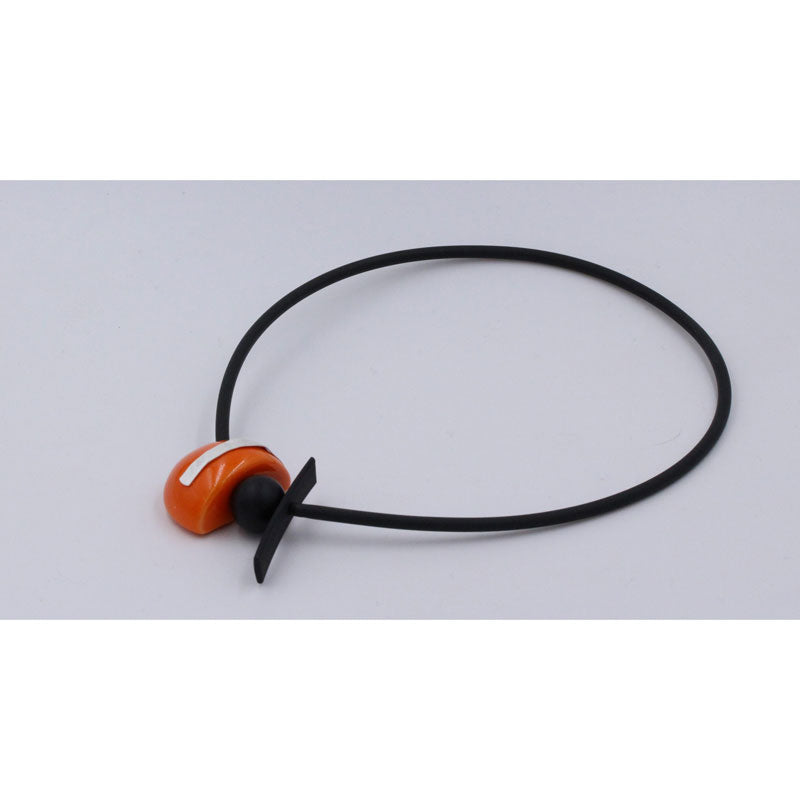 Slash PVC Necklace, Orange - Zouf.biz