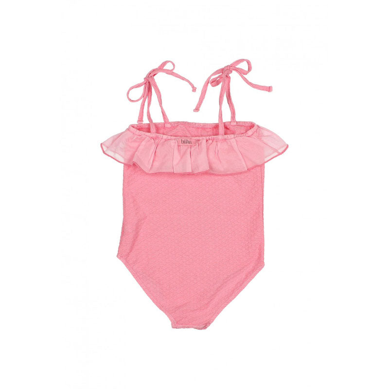 Ruffled One-Piece Swimsuit, Pink - Zouf.biz