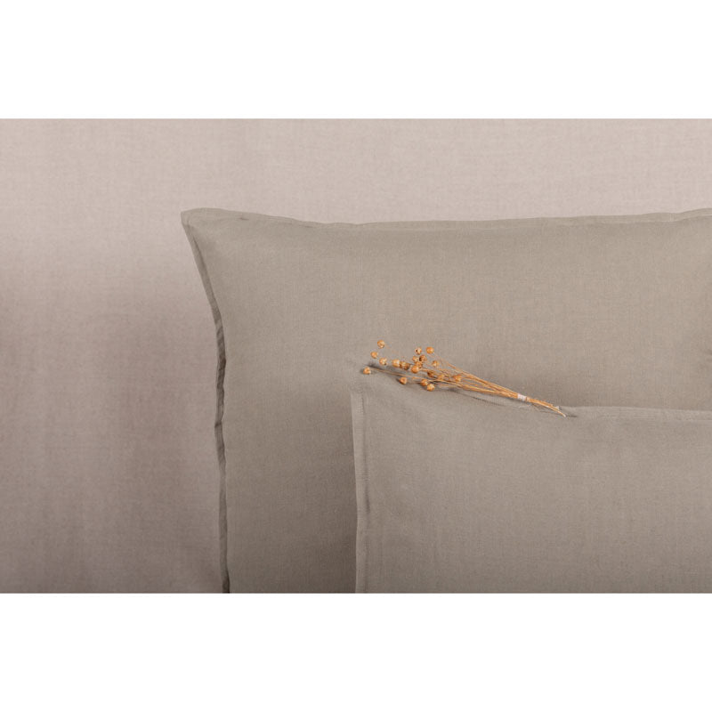 Pure Washed Linen Pillow Case, Laurel Green