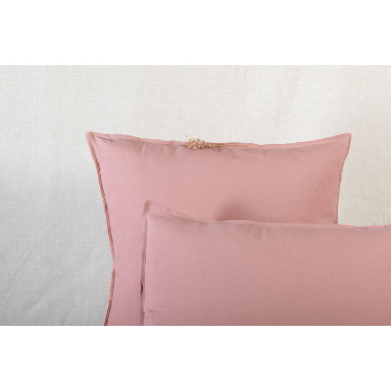Pure Washed Linen Pillow Case, Terracotta