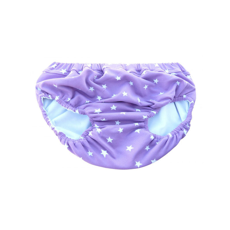 Star Print Reusable Swim Nappy, Purple - Zouf.biz
