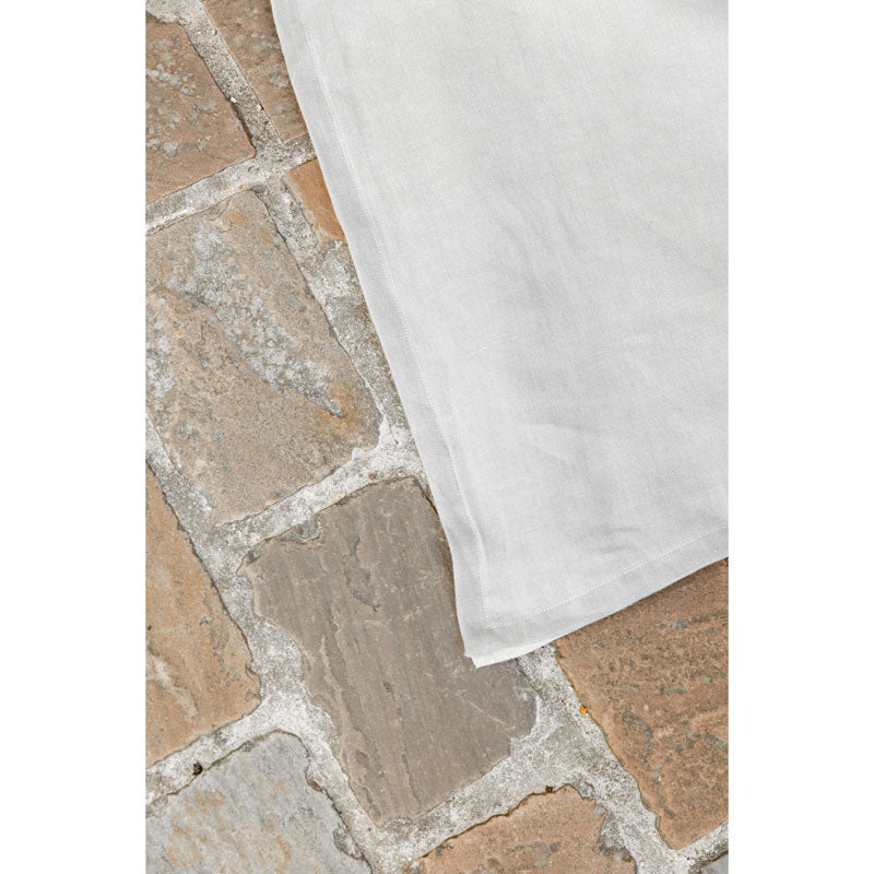 Pure Washed Linen Quilt, Two-Tone Pebble Grey