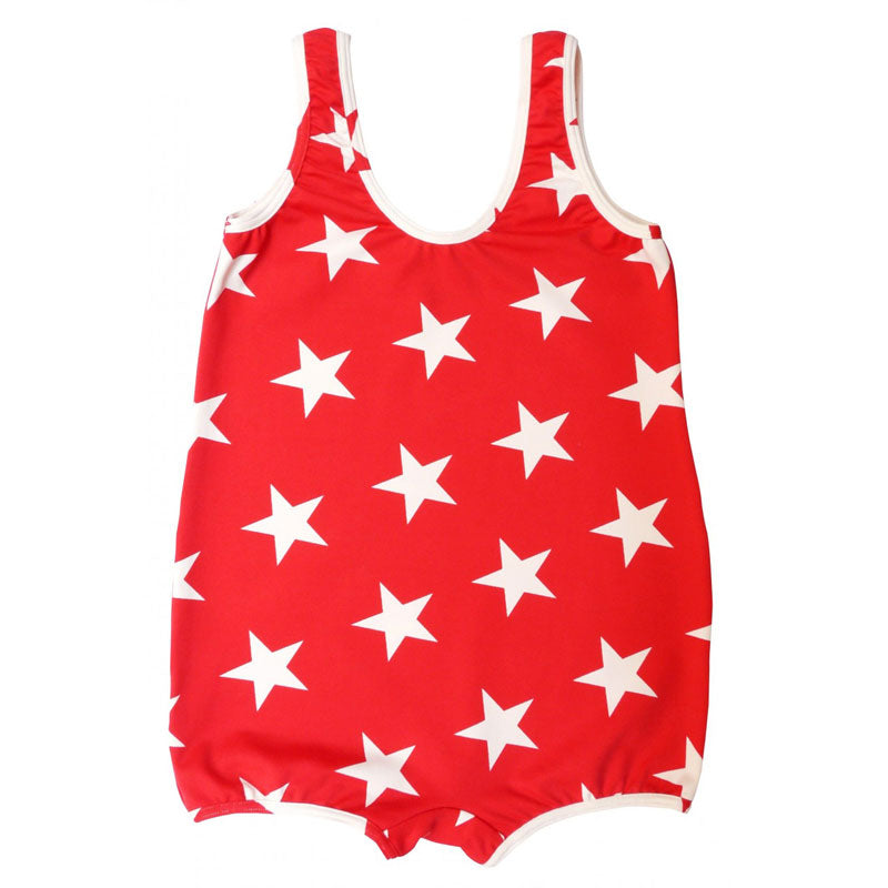 Star Print Swimsuit, Red - Zouf.biz