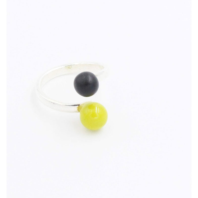 Duo Ring, Anise & Black