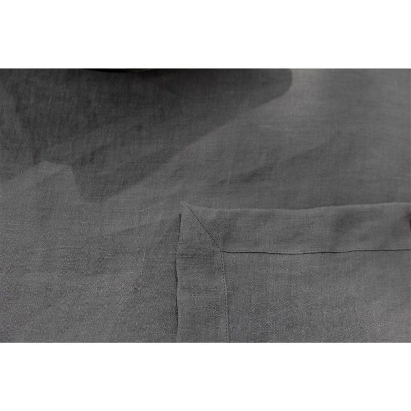 Pure Washed Linen Tablecloth, Flint Grey