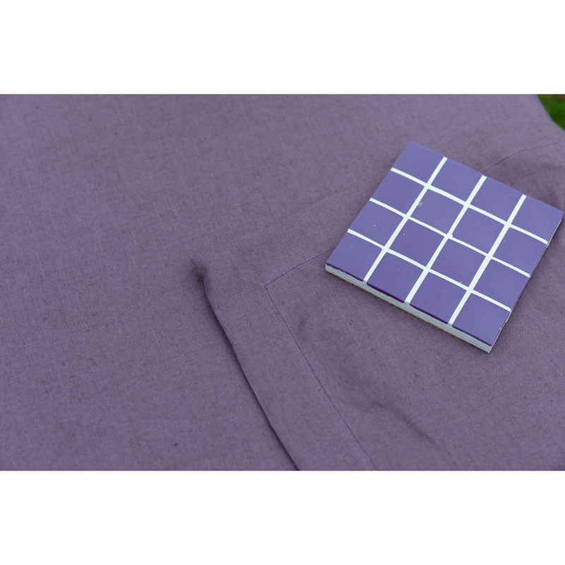 Pure Washed Linen Tablecloth, Plum