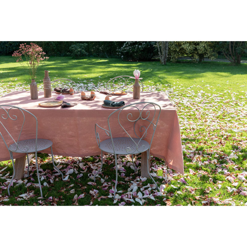 Pure Washed Linen Tablecloth, Terracotta