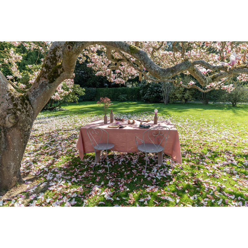 Pure Washed Linen Tablecloth, Terracotta