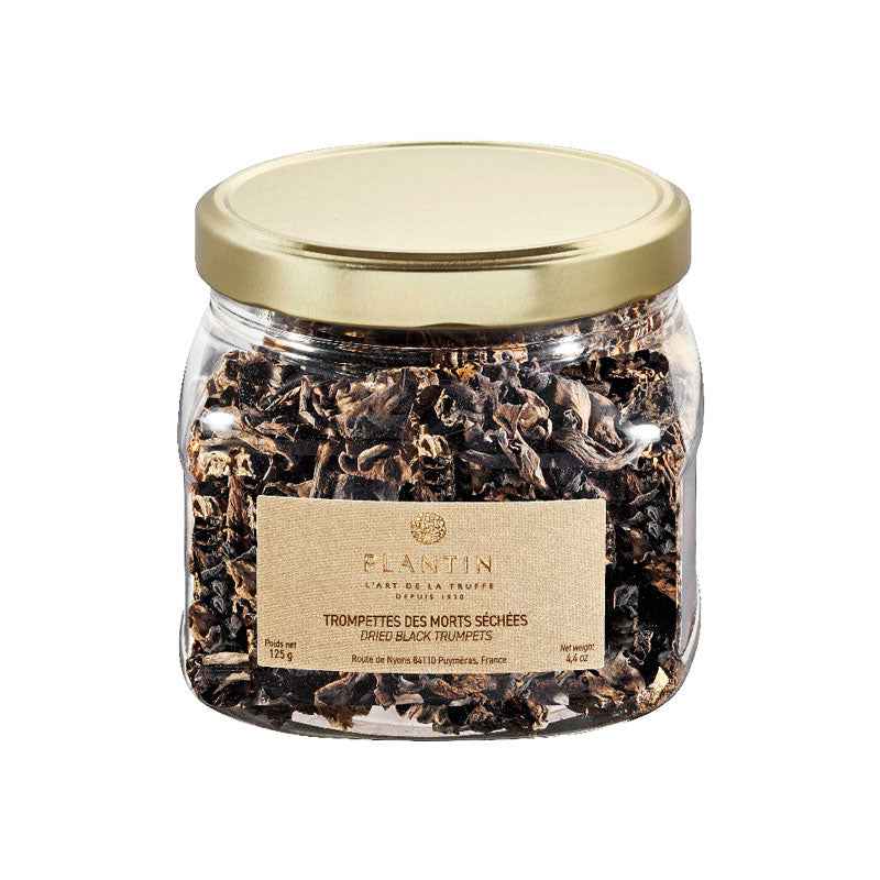 Dried Black Trumpet Mushrooms (Trompettes des Morts)