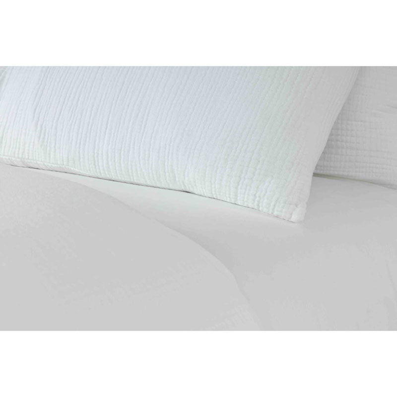 Cotton Gauze Pillow Case, White - Zouf.biz