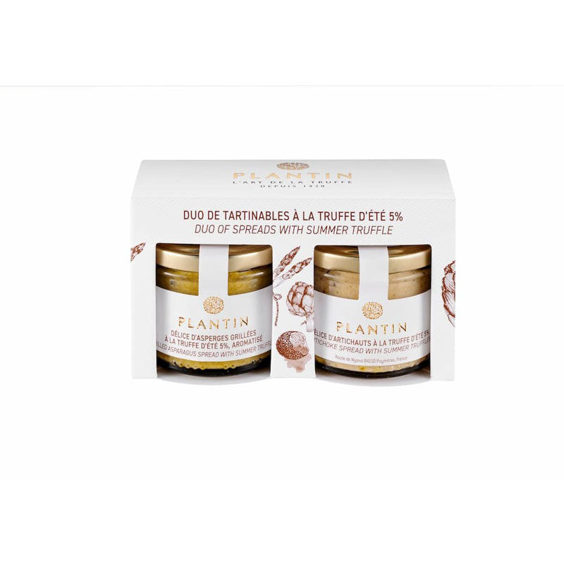 Spread Duo with Summer Truffles, Asparagus & Artichoke Gift Set - Zouf.biz