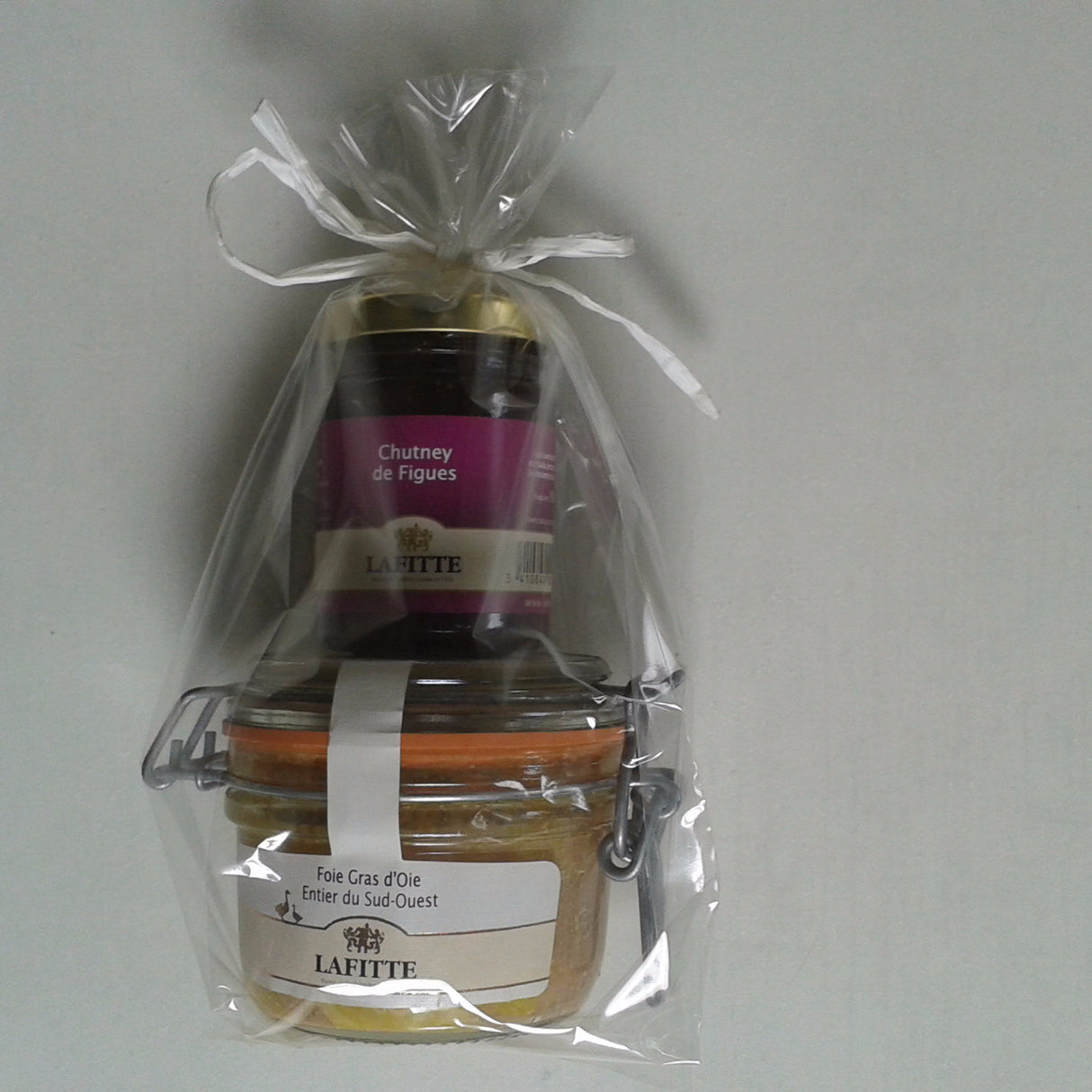Gift Pack Whole Goose Foie Gras 130g + Fig Chutney - Bronze Medal - Zouf.biz