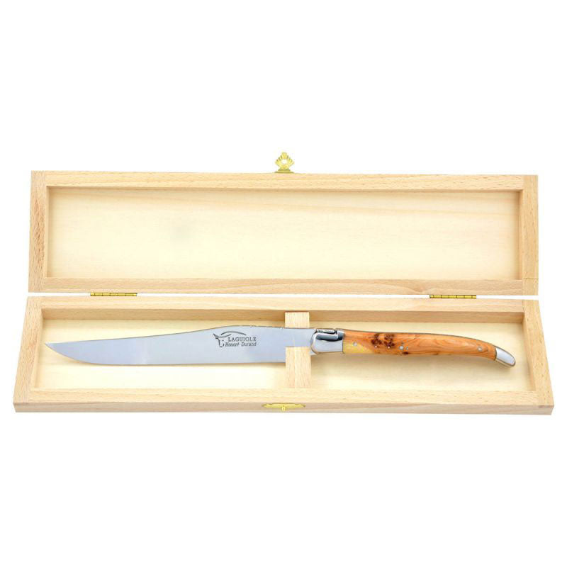 Laguiole Carving Knife Juniper Wood, Prestige Collection - Zouf.biz